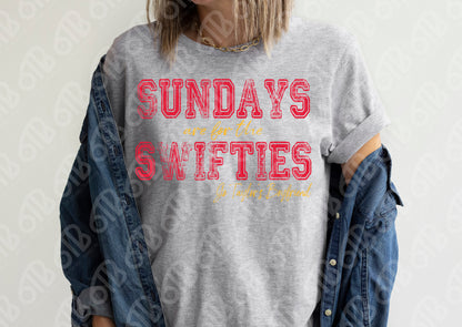 Sundays Swifties DTF Transfer