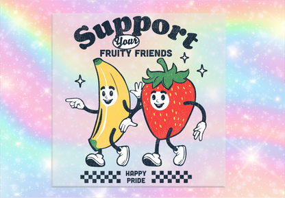 Support Your Fruity Friends DTF Transfer