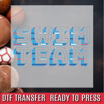 Swim Team DTF Transfer