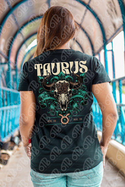 Taurus Skeleton DTF Transfer