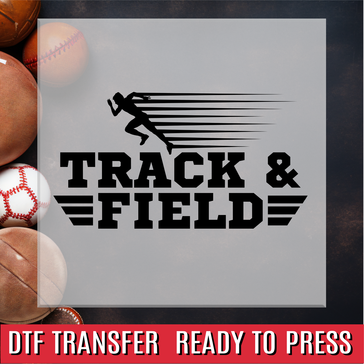 Track and Field DTF Transfer