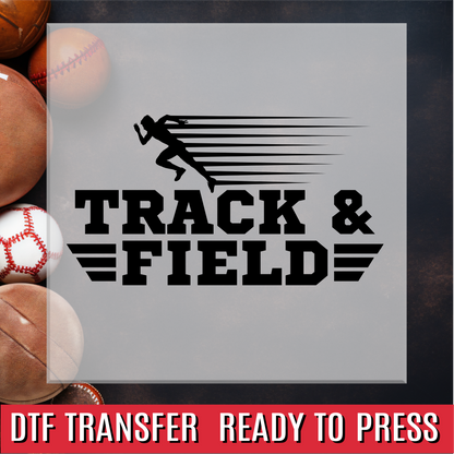 Track and Field DTF Transfer