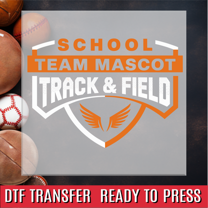 Track and Field Custom DTF Transfer