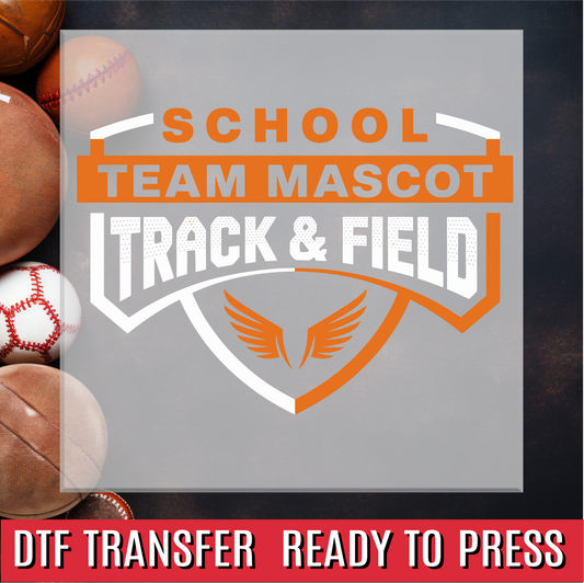 Track and Field Custom DTF Transfer