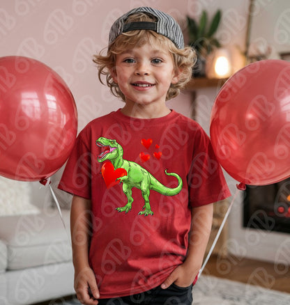 T-Rex Valentine DTF Transfer
