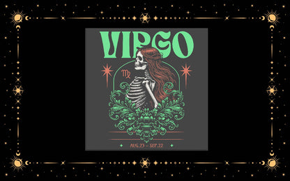 Virgo Skeleton DTF Transfer