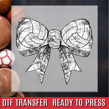 Volleyball Bow DTF Transfer