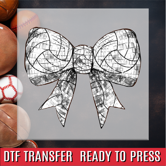 Volleyball Bow DTF Transfer