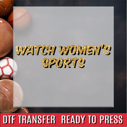Watch Women's Sports DTF Transfer