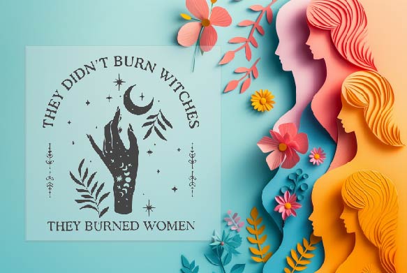 They Didn't Burn Witches Sublimation Transfer