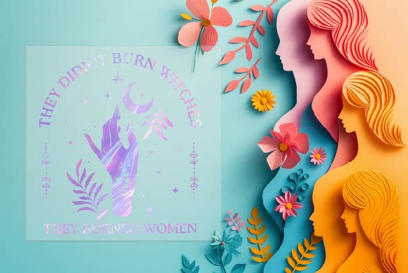 They Didn't Burn Witches Sublimation Transfer