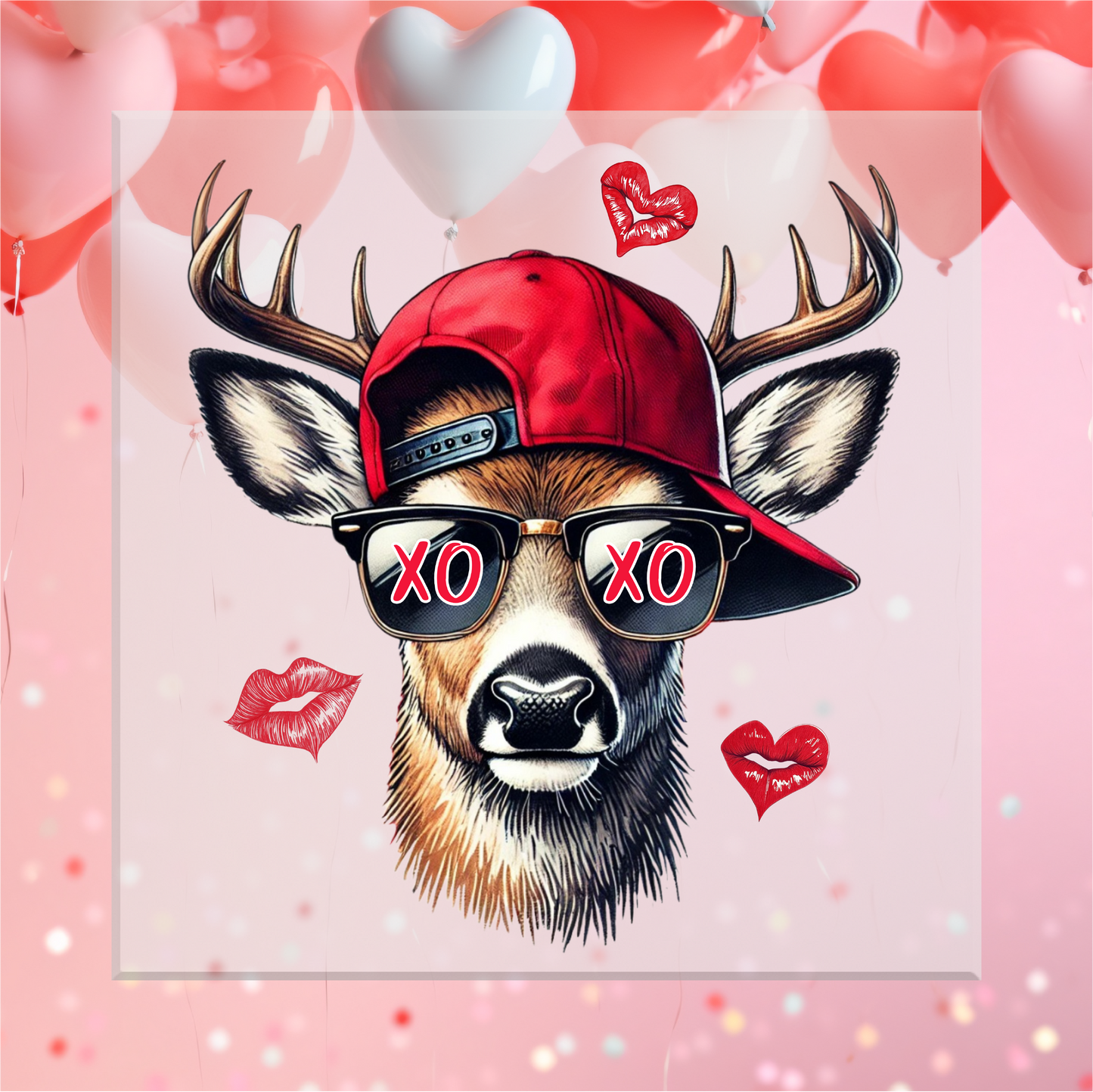 XOXO Buck DTF Transfer