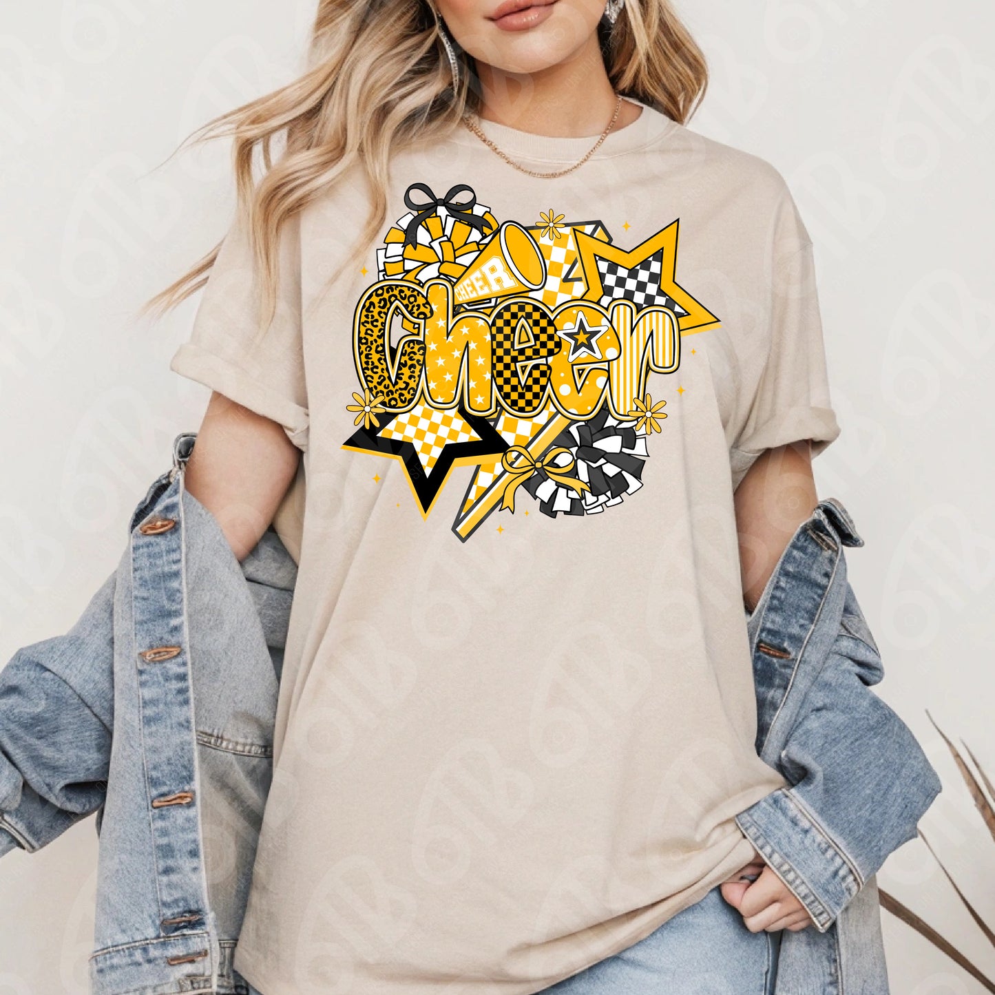 Cheer Coquette Preppy Collage DTF Transfer
