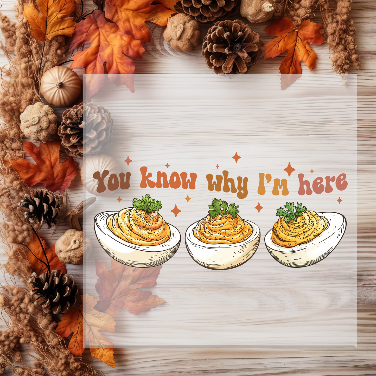 You Know Why I'm Here Cute DTF Transfer